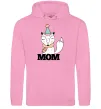Жіноча толстовка (худі) Winter family mom Рожевий фото