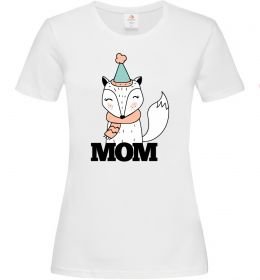 Женская футболка Winter family mom Женская футболка Winter family mom