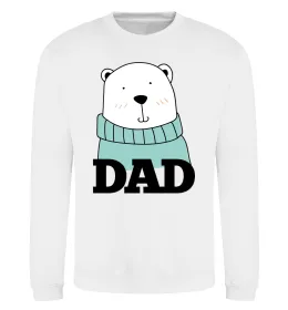Свитшот Winter family son Белый фото