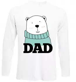 Лонгслив Сім'я зліпила сніговика Белый фото