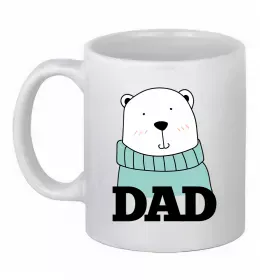 Чашка керамическая Сім'я зліпила сніговика Белый фото