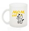 Чашка скляна Mom cat Фроузен фото