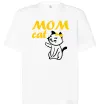 Футболка Оверсайз Mom cat Белый Футболка Оверсайз Mom cat Белый фото