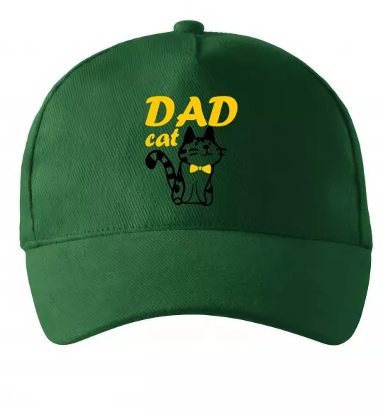 Кепка Dad cat Темно-зелений фото
