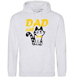 Мужская толстовка (худи) Dad cat