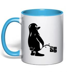 Чашка з кольоровою ручкою Linux