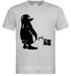 Чоловіча футболка Linux Сірий фото