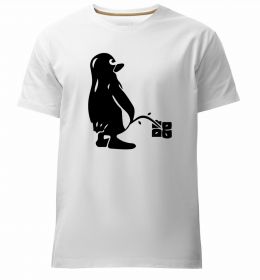 Чоловіча преміум футболка Linux