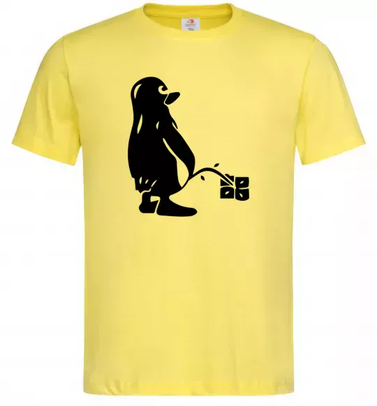 Чоловіча футболка Linux Лимонний фото
