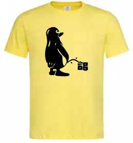 Мужская футболка Linux Лимонный фото