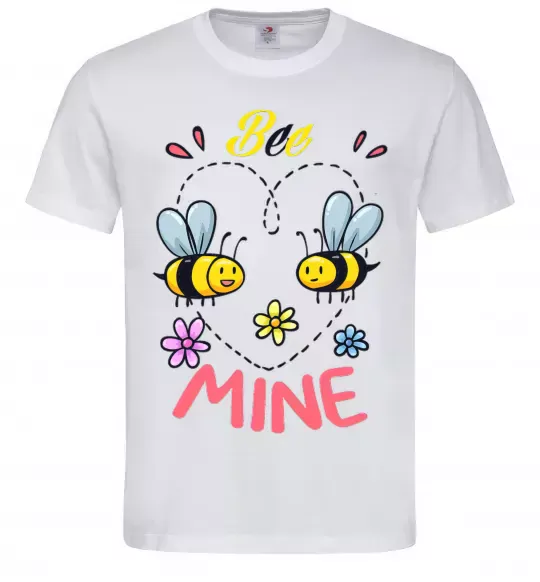 Чоловіча футболка Bee mine Білий фото