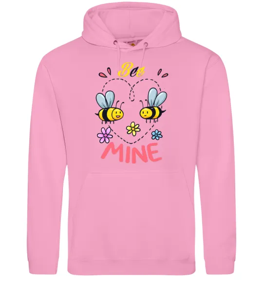 Мужская толстовка (худи) Bee mine Розовый фото