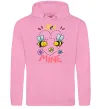 Мужская толстовка (худи) Bee mine Розовый фото
