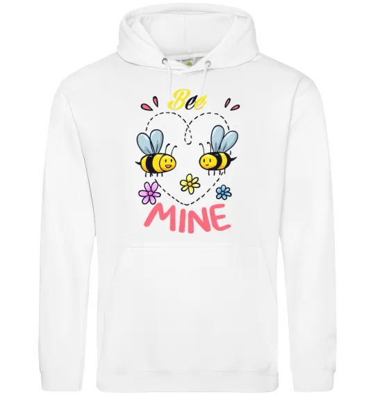 Женская толстовка (худи) Bee mine Белый фото
