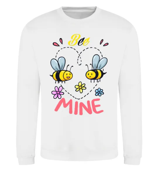Світшот Bee mine Білий фото