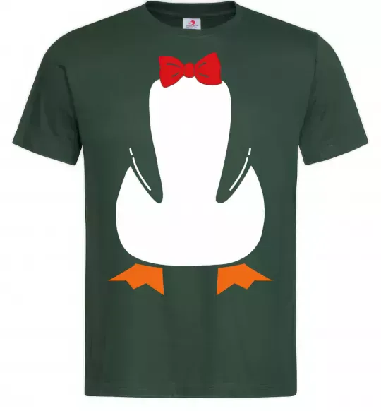 Мужская футболка Penguin suit Темно-зеленый фото