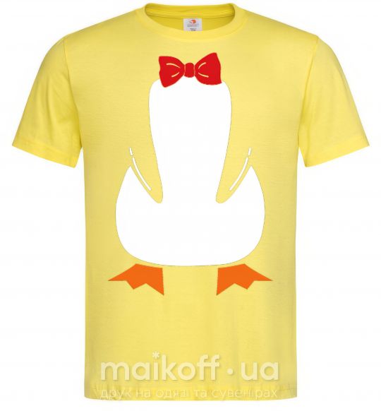 Чоловіча футболка Penguin suit Лимонний фото