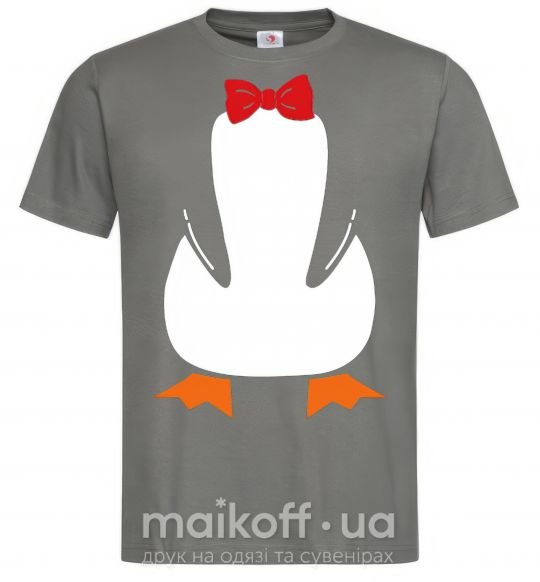 Чоловіча футболка Penguin suit Графіт фото
