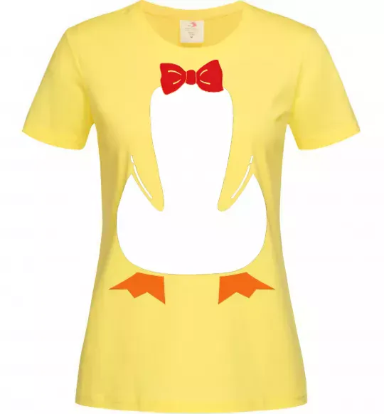 Жіноча футболка Penguin suit Лимонний фото
