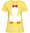 Женская футболка Penguin suit Лимонный фото