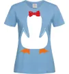Жіноча футболка Penguin suit Блакитний фото