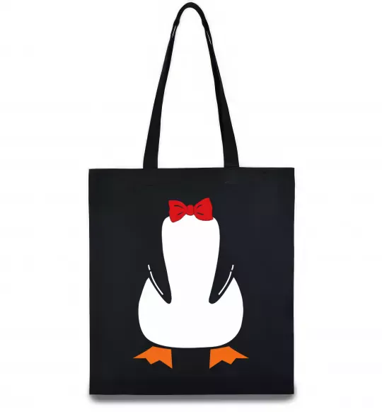 Эко-сумка Penguin suit Черный фото