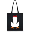 Эко-сумка Penguin suit Черный фото