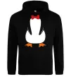 Жіноча толстовка (худі) Penguin suit Чорний фото