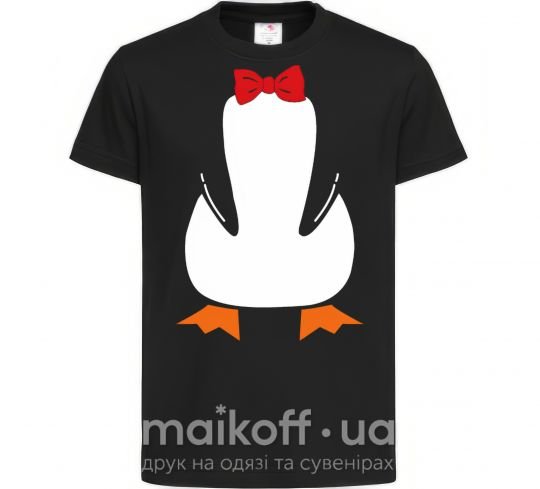 Дитяча футболка Penguin suit Чорний фото