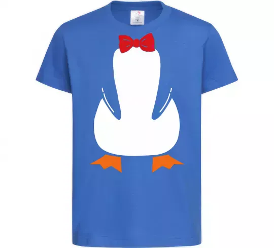 Детская футболка Penguin suit Ярко-синий фото