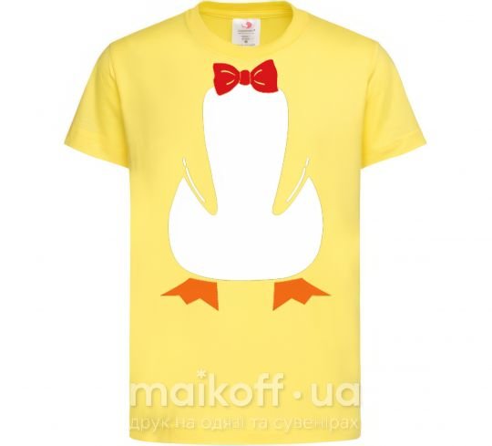 Дитяча футболка Penguin suit Лимонний фото