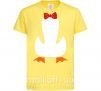 Детская футболка Penguin suit Лимонный фото