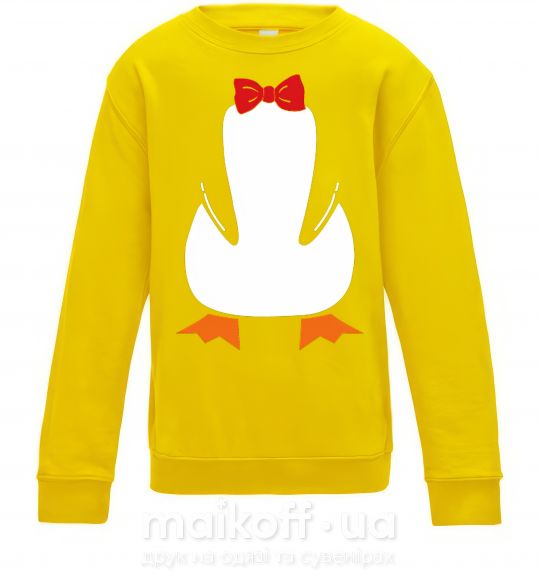 Детский Свитшот Penguin suit Солнечно желтый фото