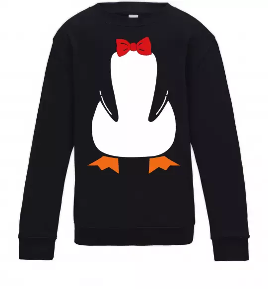 Детский Свитшот Penguin suit Черный фото