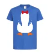 Дитяча футболка Penguin suit Яскраво-синій фото