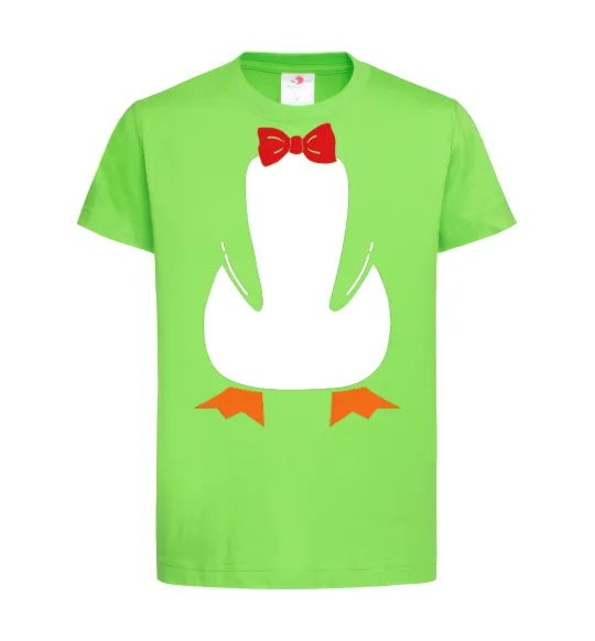 Дитяча футболка Penguin suit Лаймовий фото