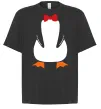 Футболка Оверсайз Penguin suit Черный фото
