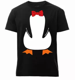 Мужская премиум футболка CRAZY PENGUIN Белый фото