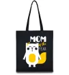 Еко-сумка Mom of the year Чорний фото