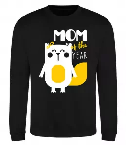 Свитшот Mom of the year Черный фото