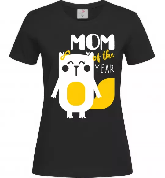 Женская футболка Mom of the year Черный фото