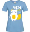 Женская футболка Mom of the year Голубой Женская футболка Mom of the year Голубой фото