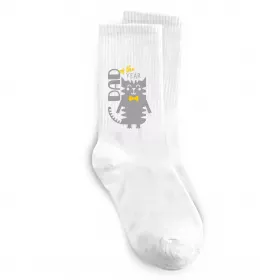 Шкарпетки Dad of the year Білий фото