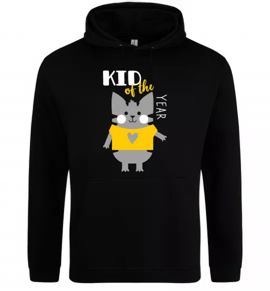 Чоловіча толстовка (худі) Kid of the year Чорний фото