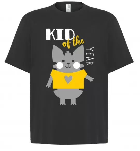 Футболка Оверсайз Kid of the year Чорний фото