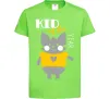 Дитяча футболка Kid of the year Лаймовий фото