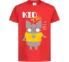 Дитяча футболка Kid of the year Червоний фото