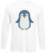 Реглан Dad penguin Белый фото