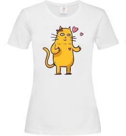 Жіноча футболка Cat girl love