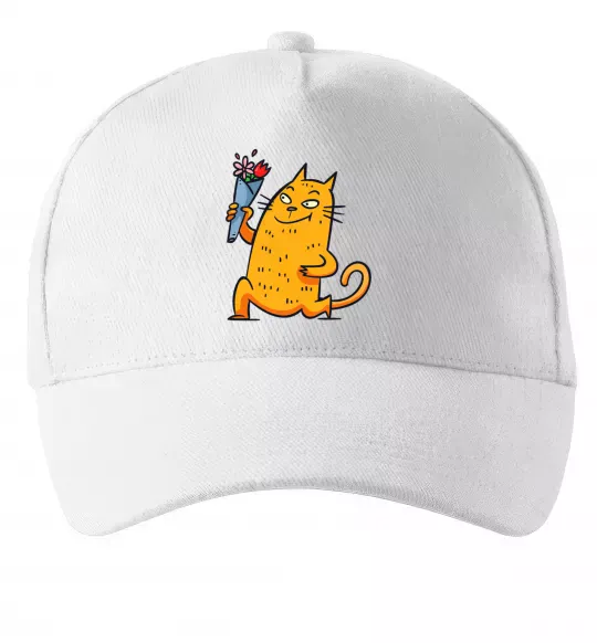 Кепка Cat boy love Белый фото